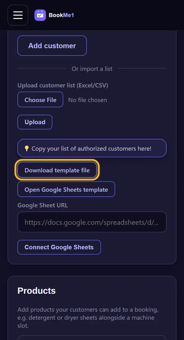 Download the template
