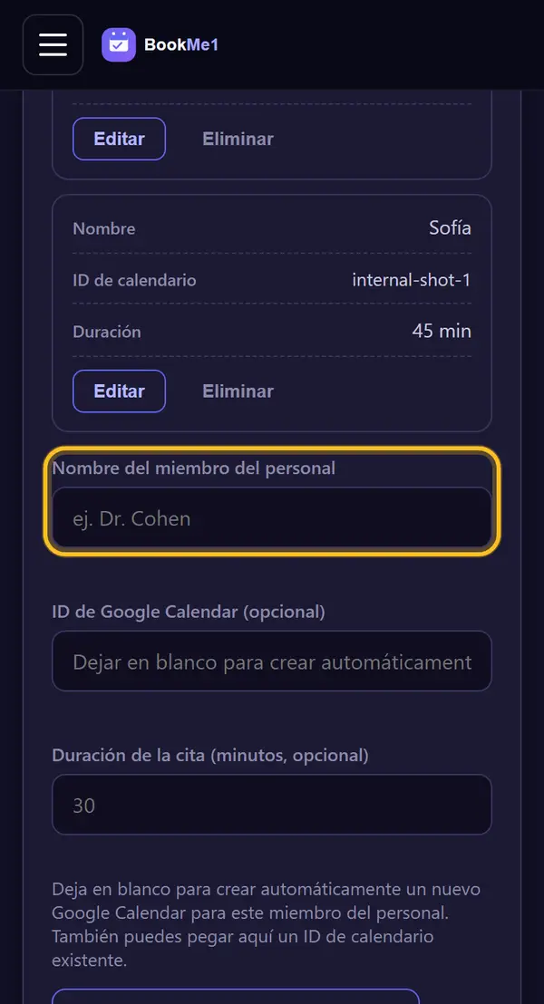 Escribe un nombre