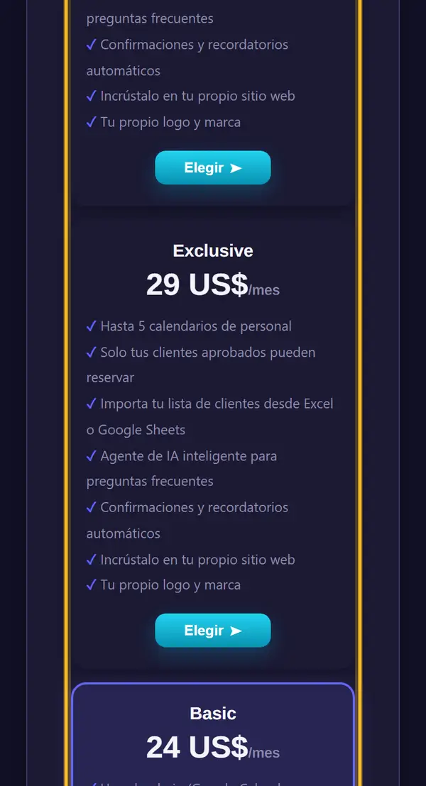 Elige un plan