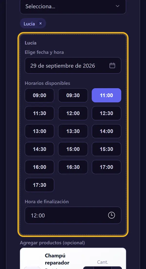 Eligen fecha y hora