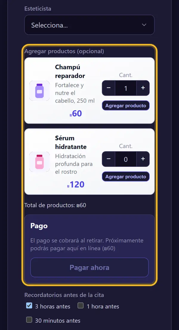 Eligen recordatorios