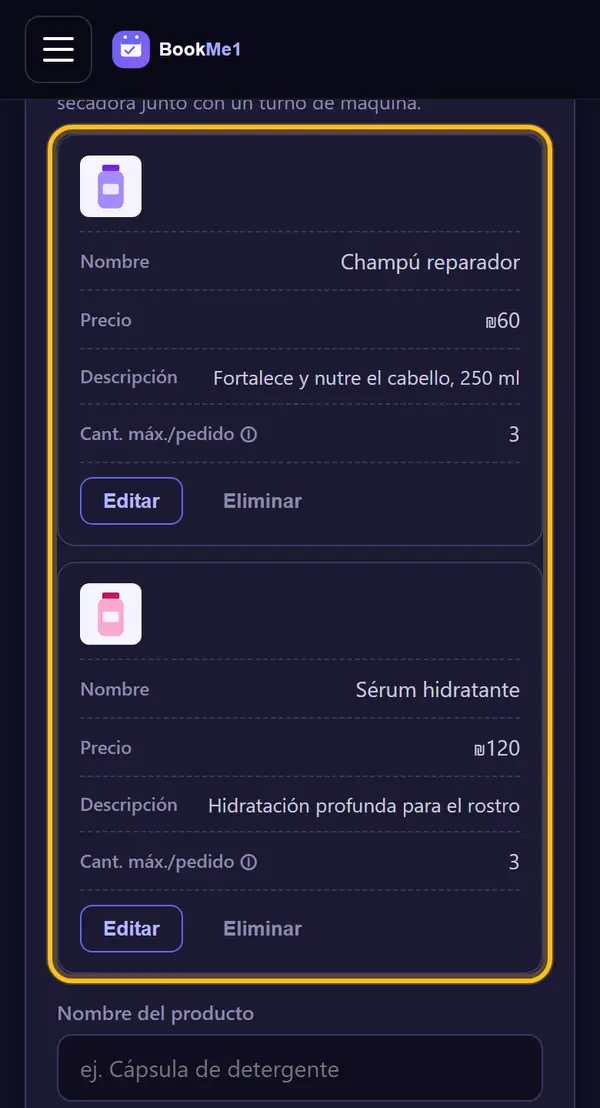 Toca "Agregar producto"
