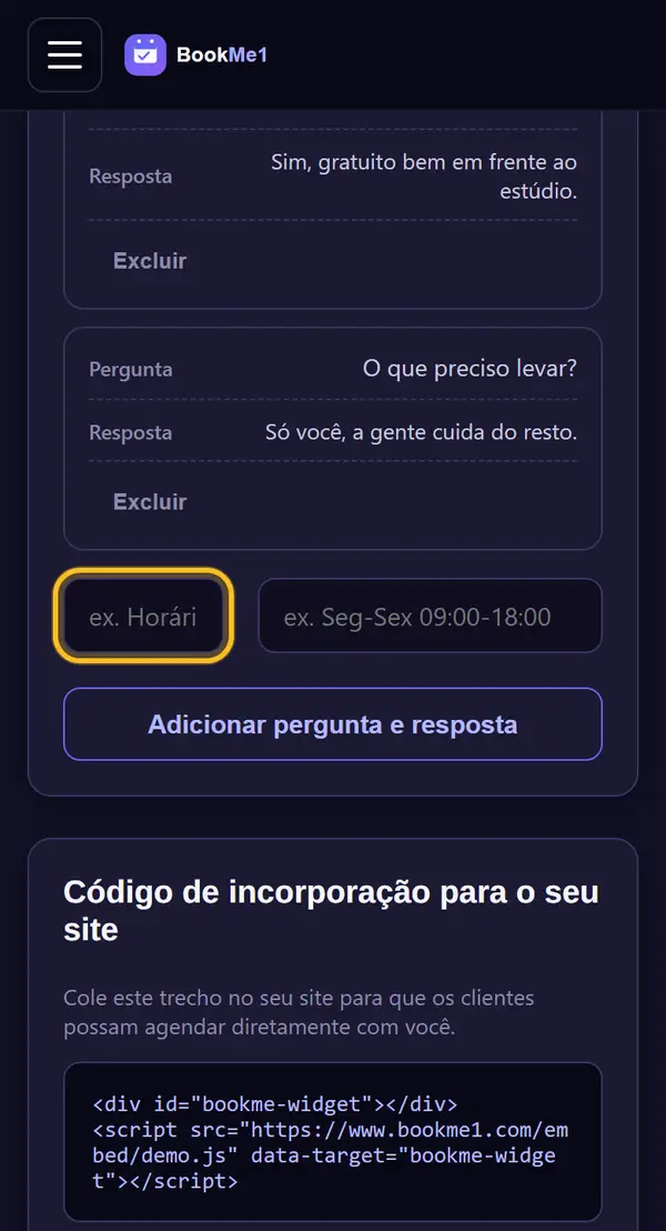 Escreva uma pergunta