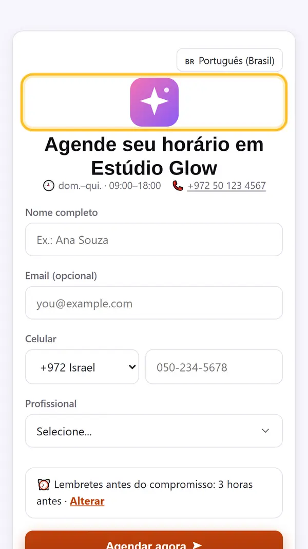 Envie seu logo