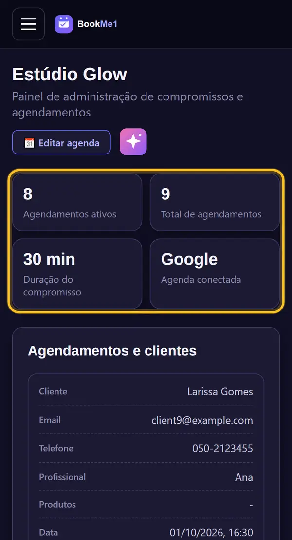 Entre no painel